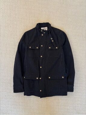 7 For All Mankind Black Field Jacket
